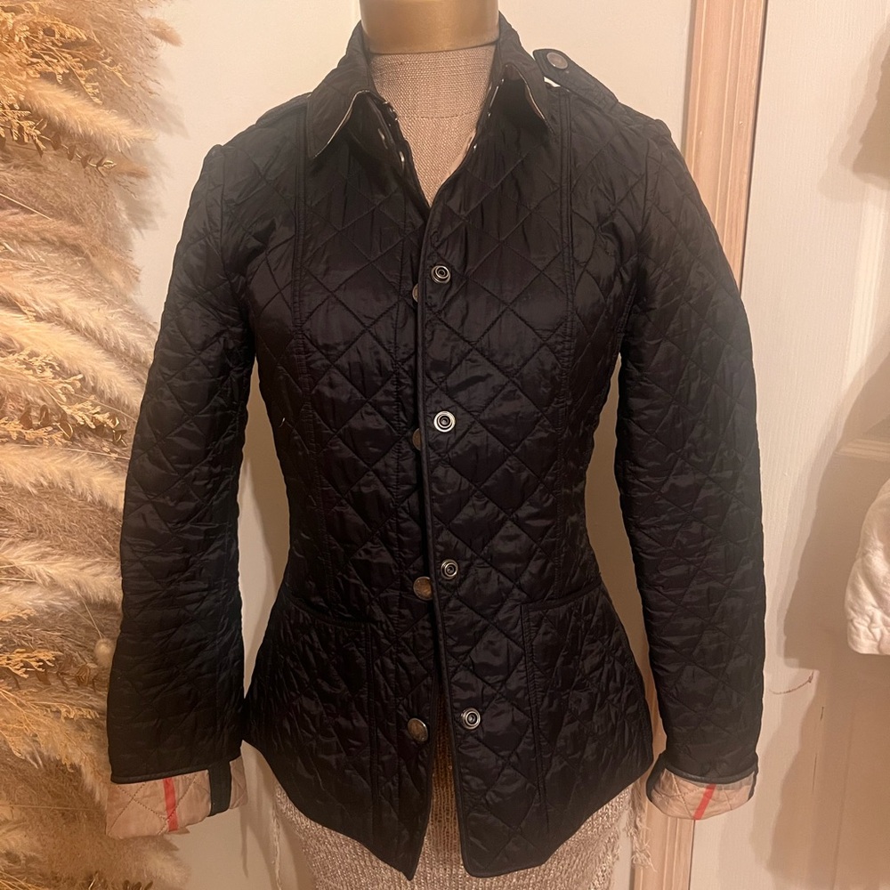 Burberry Black Quilted Women's Puffer Jacket